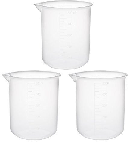 Sourcingmap Transparent Tasse à mesurer Labs PP dégradé gobelets, a18031400ux0067
