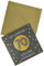 Perleberg Geburtstagskarte mit schwarz goldenen Punkte - edle Karte zum 70. Geburtstag mit Umschlag - schöne Geburtstagskarten 15 x 15 cm - Karte Geburtstag für eine gelungene Überraschung