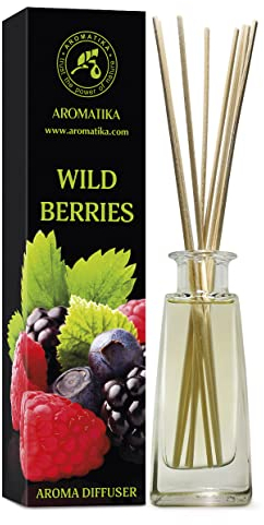 Waldbeeren Aroma Diffusor 100ml - Duftvase - Raumduft - Lufterfrischer - Waldbeeren Duftdiffusor - Geschenkidee - Raumbeduftungsmittel - Reed Diffusor - Waldbeeren Aroma