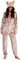 Loungeable Damen Jumpsuit Overall Tiere Gesichter Öhrchen 3D Kapuze Rentier - Reindeer Luxury with metallic Antler 790039 S