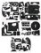 KIWIFOTOS Camera Body Skin Sticker Protective Wrap Cover for Canon EOS R6, 3M Anti-Scratch Stickers Decals DSLR Camera Body Skin Film Protector Shield - Shadow Black