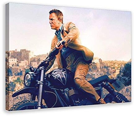 MNBVCX Star Daniel Craig 5 Poster Leinwand Poster Wandkunst Dekor Druck Bild Gemälde für Wohnzimmer Schlafzimmer Dekoration 60 x 90 cm