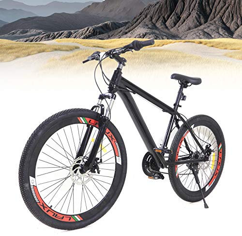 Fetcoi VTT 26 pouces 21 vitesses - Vélo de ville pour femme et homme - Vélo de trekking vélo pour garçon et adulte