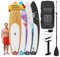 Capital Sports Aufblasbares SUP Board Set, Downwind Cruiser SUP Board mit Aluminium Paddel, Stand Up Paddling Board für Kinder & Erwachsene, Paddle Board Aufblasbar mit Tasche & Pumpe, 330cm/10,8ft