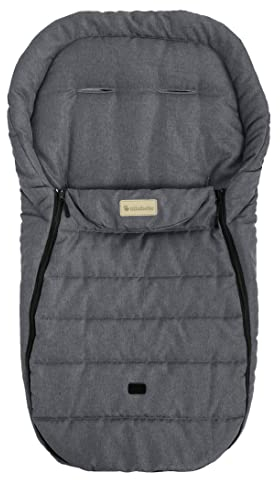 Altabebe (AL2450L-33 Übergangsfußsack, Sommerfußsack, Lifeline für alle gängigen Kinderwagen Buggys und Jogger, Farbe: Melange Hellgrau