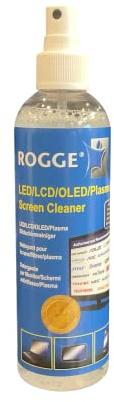 ROGGE Screen Cleaner Original 250ml Clear. Für LCD-TFT-LED-OLED geeignet.