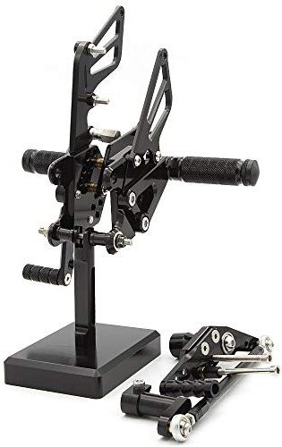 CNC CBR1000RR 08-16 Repose-pieds réglable moto, pédale de repose-pieds pour CBR 1000 RR ABS NON-ABS 2008-2016 Black