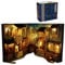 Peosevi Buchstützen Aus, Bücherregal Puzzle, Buchständer Puzzle, Book Nook Kit, Miniatur Haus Japan Style Mit Möbeln Und LED-Licht, Für Jugendliche Und Erwachsene
