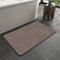 rutschfeste Badematte Super Absorbierende Badezimmerteppich: dünn 40 x 60 cm Waschbar schnelltrocknende Badvorleger Duschvorleger für Dusche, Badewannen und Badezimmer, Toilette, braun
