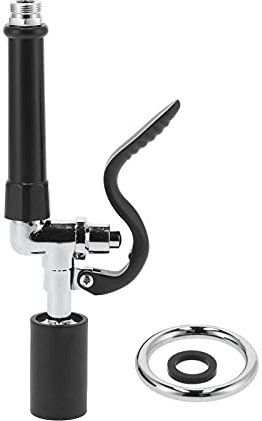 Pre Rinse Spray Valve, High Pressure Commercial Kitchen Sink Faucet Sprayer Head Replacement Kit, Dish Sprayer Nozzle with Handle Grip Assembly for Restaurant Industrial Faucet
