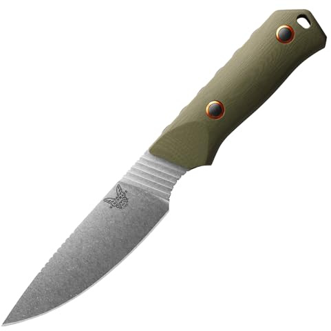 Benchmade Raghorn, 15600-01 | OD Green G10 Griff, Drop-Point-Klinge