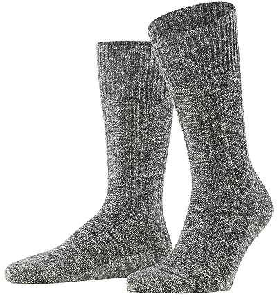 FALKE Herren Carved Pile Socken atmungsaktive Baumwolle gemustert 1 Paar | mit Strickstrukturen-Optik