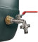 Solid brass water butt/rain barrel/tank threaded outlet adaptor/connector with 2 washers and nut,range of tap options (lever tap+quick connector)
