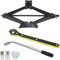 Trintion 2.5T Car Scissor Jack with Hand Crank and Ratchet Wrench 360° Activity Head and Wrench for Essential Auto SUV Lift Tool