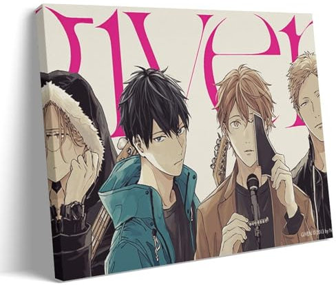 EKoKim Anime Given 4 Poster, dekoratives Gemälde, Leinwand-Wandposter und Kunstdruck, modernes Familienschlafzimmer-Dekor-Poster, 20 x 30 cm