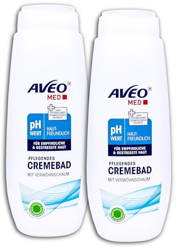 TopDeal 2 er Pack AVEO MED Cremebad 2 x 750ml