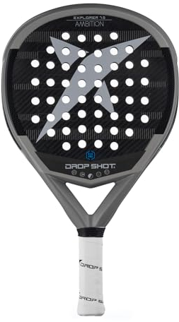 Drop Shot Explorer 7.0 - Padel Racket Series - Padel Racket with Shock Absorption, Great Control and Power – Professional Padel 2024