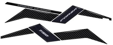 Motorrad Aufkleber Rutschfeste Seite Kraftstofftank Aufkleber Schutz Pad Applikation Dekorationen Für Forza 750 NSS 750 2021-2023 (Größe : 11)