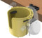 Desk Cup Holder, Anti-Spill Table Cup Holder for Water Bottles, Wheelchairs, Workstations, Gaming Desk Accessories. (Yellow, Medium)