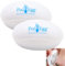 GMHLLES Egg Shape Foot Grinder,2Pcs Hard Skin Remover Feet Egg Shape Durable Manual Pedicure Tools Portable Foot Scrubber to Remove Foot Cuticles Tool for Foot spa, Home Salon