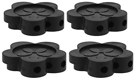 OUKENS Möbelpolster, 4 Stück, Blütenblattförmige Gummi-Möbelfüße, Matte, rutschfeste Erhöhungen Für Hebebühnen, Bodenschutz