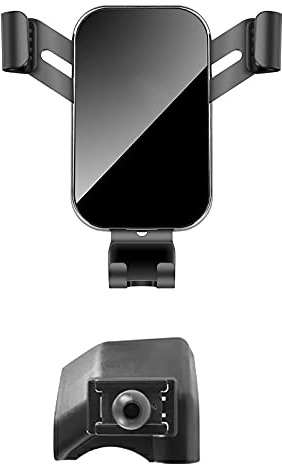 FHBPCPP Kompatibel für Ford F150 SVT Raptor 2019 2020, Handyhalterung Auto Lüftung Handy Upgrade Schwerkraft Auto Telefonhalterung Freisprecheinrichtung,B Black