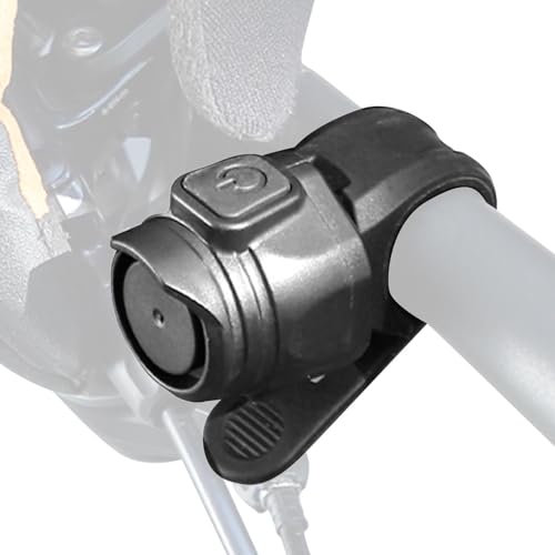 Fahrradklingel Elektrisch, 80 DB Laut Fahrradhupe Elektrische Anti-Diebstahl Alarmanlage 6 Tonmodi,USB-Wiederaufladbar Für Erwachsene Kinder mt-b/Rennrad/BMX/Elektroroller Lenkerdurchmesser 22-31,8mm