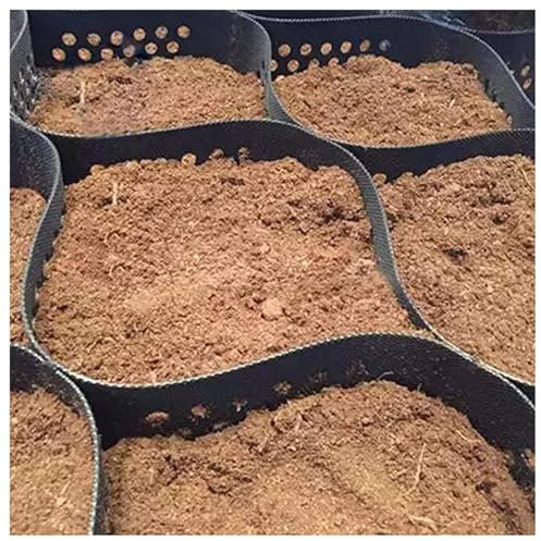 Robuste Bodenschutzmatte für Kies, Wege, Gras, Beton, Bodenstabilisator, 5,1 cm hoch, 61 cm dick, Schlammkontrolle (1/2/3/4/5/6 m)