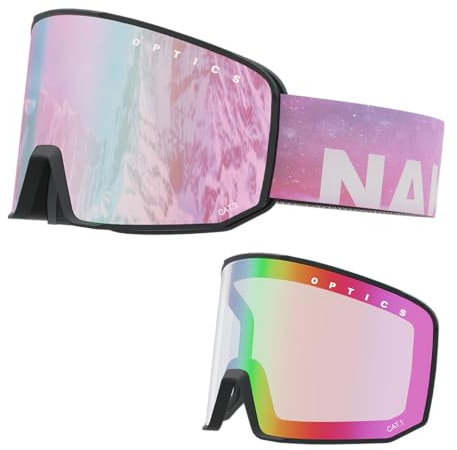 The SOLAR Skibrille für Herren & Damen – Robuste Unisex Ski Brille für Herren & Damen – Hochwertige Schneebrille mit Magnetsystem für optionale Wechselgläser (SOLAR Daydream +inkl. Schlechtwetterglas)