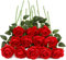 VIDSTW 12 Künstliche Rosen 52 cm Kunstrosen Lebensecht Rosen Künstlich mit Grüne Blätter Fake Wie Echt Blumenstrauß für Zuhause Hochzeit Party Garten (Rot)