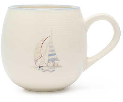 Sophie Allport Coastal Boats Stoneware Mug