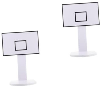 Alipis 2St Mülleimer-Basketballständer Heimdekoration Basketballkorb Basketball interaktives Basketball Abfallbehälter Wohnkultur Basketballkorb im Klassenzimmer PVC Weiß