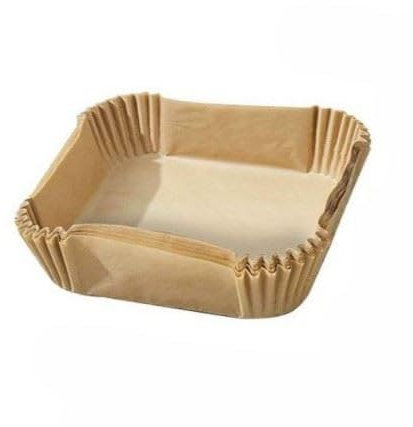 ALGON | 20 Bases Papel Airfryer Cuadrado 24 cm – Papel Freidora Aire Antiadherente, Resistente a la Grasa y Altas Temperaturas - Papel Airfryer para Freidora Fácil de Usar