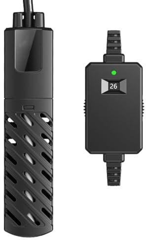 GERUI Aquarium Mini Heater 15L, 100-240V 50/60HZ, Temperature Control Range: 20°C -34°C, Used for Aquarium and Aquarium Aquarium PTC Automatic Constant Temperature Insulation Thin (50W)