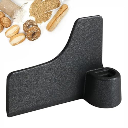 1 pagaie de rechange pour machine à pain, lame de mélange pour machine à pain, pagaie de mélange de rechange, revêtement en téflon antiadhésif, accessoires de machine à pain (noir)