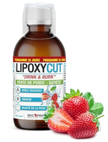 LIPOXYCUT VEGAN SATIETE - Boisson Minceur - Shake, Drink & Burn - Brûle Graisse - Shake Perte de Poids - Formule Perte de Poids - Eric Favre