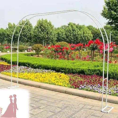 Arche De Jardin En Métal For Plantes Grimpantes,Cadre En Acier Résistant Aux Intempéries, Pergola En Treillis Autoportante,Blanche Idéale For Les Jardins Et Les Espaces Extérieurs(Green,W1.2M*H2.2M)
