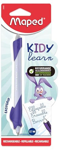 Maped - Stylo Effaçable Kidy Learn - Stylo Lapin enfant, gomme intégrée
