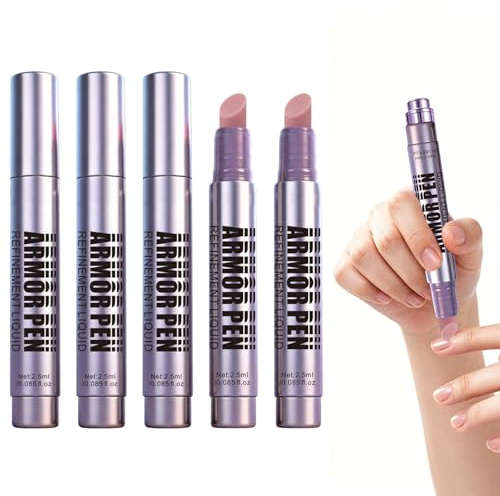 5PCS Cuticulas LáPiz Para El Cuidado De Las UñAs Empujador De Queratina De CeráMica,se utiliza para reparar uñas secas y dañadas