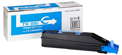 Kyocera 1T02KACNL0 TK-880C Tonerkartusche 18.000 Seiten, cyan