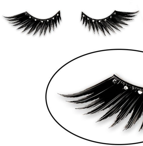 Kryolan künstliche Wimpern zum kleben Jewellery Eyelashes 9392