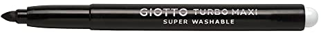 Giotto 456036 Filzstift, Schwarz, 12 Stück