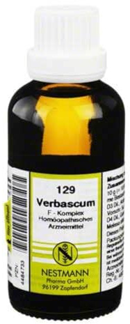 VERBASCUM F Komplex Nr.129 Dilution 50 ml