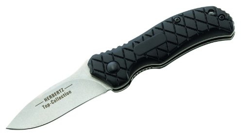 Herbertz - Top Collection Taschenmesser, AISI 420-Stahl, Liner-Lock Messer, grau, M