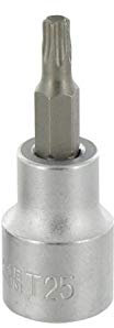 VAR Torx-Schraubendreher T25 3/8-Zoll-Werkzeug für Radfahrer, Erwachsene, Unisex, Mehrfarbig, Einheitsgröße
