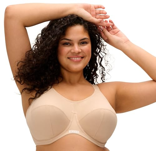 Soutien-gorge de Sport Elomi 8041 Energise U/W Full Cup Offrant Un Bon Maintien - beige - 105D