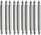 10 Zehn Stück 22mm Eichmüller Premium Edelstahl Federstege 1,78mm Ø für Uhren Armbänder Spring Bar Pins Ersatzstifte - passend für viele Armbanduhren