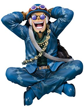 Bandai Tamashii Nations 20th Anniversary Version One Piece Usopp Action Figure, multicolor