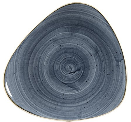 Churchill Stonecast -Triangle Plate Teller- Durchmesser: Ø22,9cm, Farbe wählbar (Blueberry)