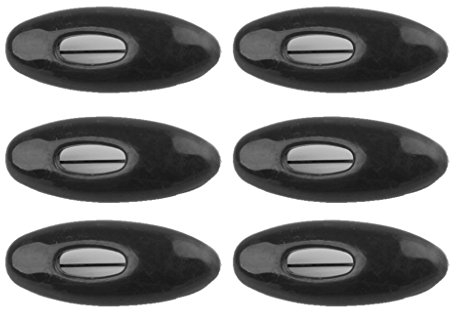 JUNESUN Broche et épingles 6 PCS Épingles de Hijab Musulman Foulard Islamique Sécurité Rond Émail Broche Broche pour Femmes